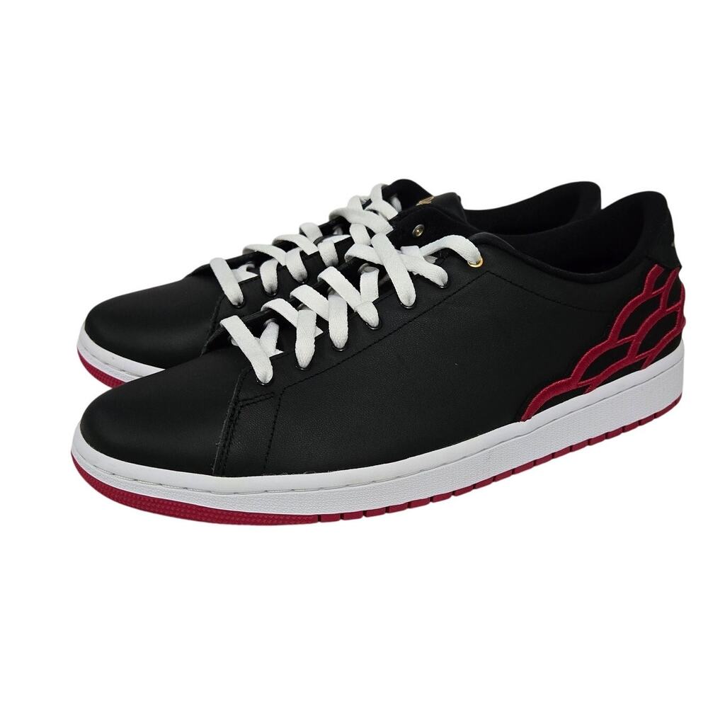 Nike Air Jordan 1 Centre Court 'Black Leather Pink Stitching' DQ8577-001 - 11.5